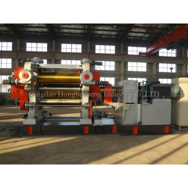 Dia 230mm To 710mm 4 Roll Rubber Calender Machine For Inner Tube