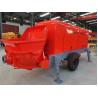 Buy cheap Mobile Electric Concrete Pump 80m3 / H Capacity Red Color SGS Approval from wholesalers