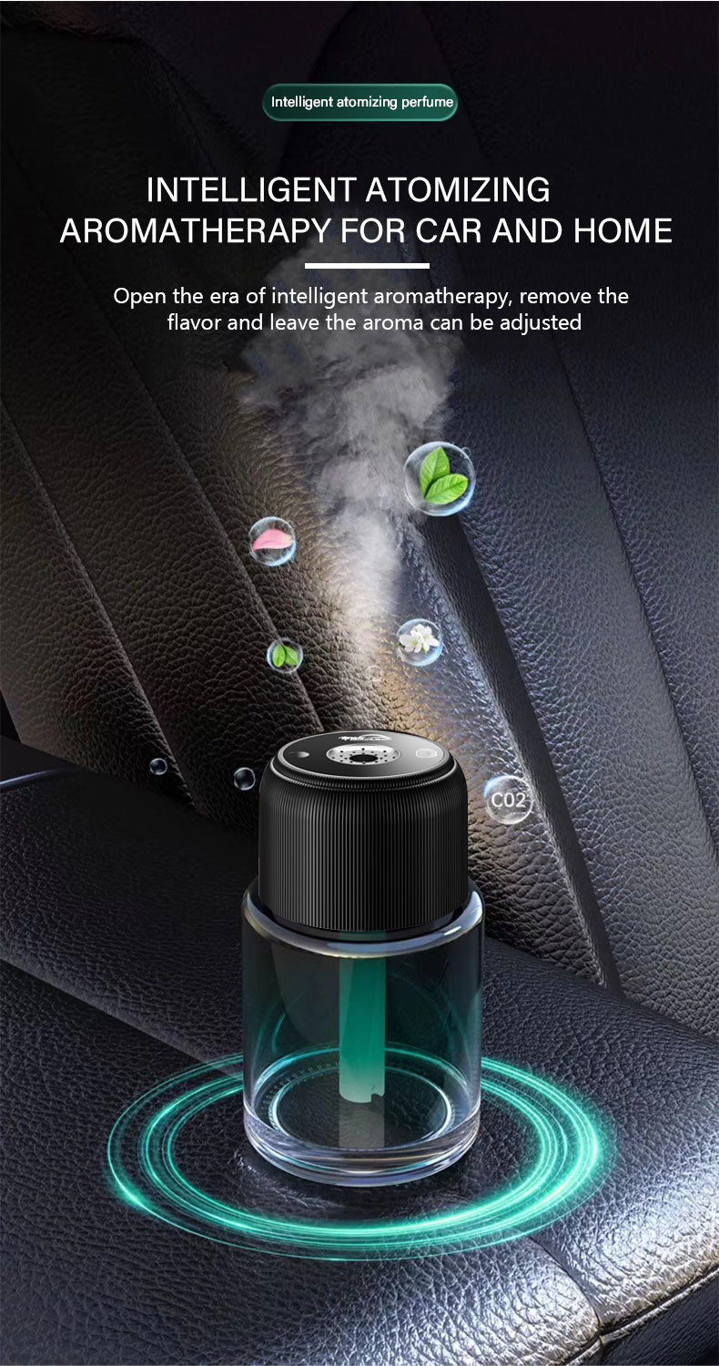 150ml Quiet Black Car Aromatherapy Machine With Essential Oil Compatibility