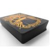 Buy cheap Durable Foil Stamping Black And Gold Playing Cards Waterproof 280gsm from wholesalers
