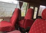 Used TOYOTA coaster bus TOYOTA 1HZ diesel engine 30 leather seats school bus