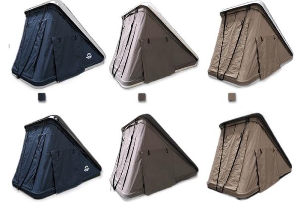 Buy cheap Silver Gray Hard Shell Outdoor Universal Roof Top Tent With Ventilation 210*125*90CM from wholesalers