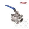 Buy cheap 1 Inch DN25 3 Piece 1000 PSI Ball Valve CF8 Ss 304 With Lock 1000wog SW Stainless Steel from wholesalers