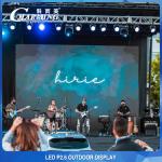 14-16 Bit 4k Outdoor Rental LED Display P3.91 Thickness 86mm