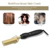 Buy cheap Multifunctional Hair Curling Comb Flat Iron Hair Brush Digital Hair Straightener Brush from wholesalers