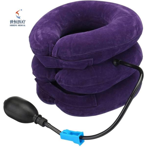Buy cheap Free size neck traction device adjustable inflatable soft cervical collar from wholesalers