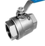 4'' 1000WOG 2PC Stainless Steel Ball Valves , Female Threaded End Hand Operated