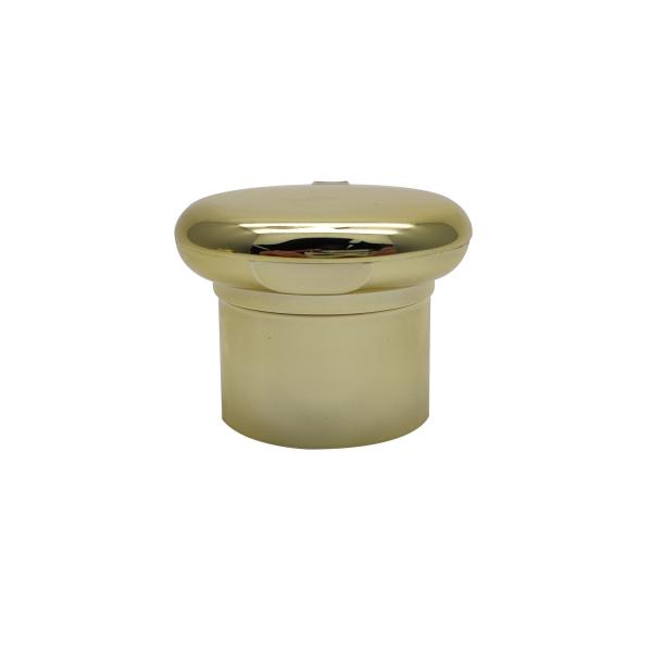Buy cheap 30.4mm Height 24/415 Plastic Flip Top Cap Electroplating Crown Shape from wholesalers