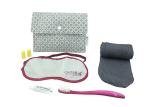 Buy cheap Five Contents Travel Airline Amenity Kits with Lovely Felt Pouch / Socks / from wholesalers