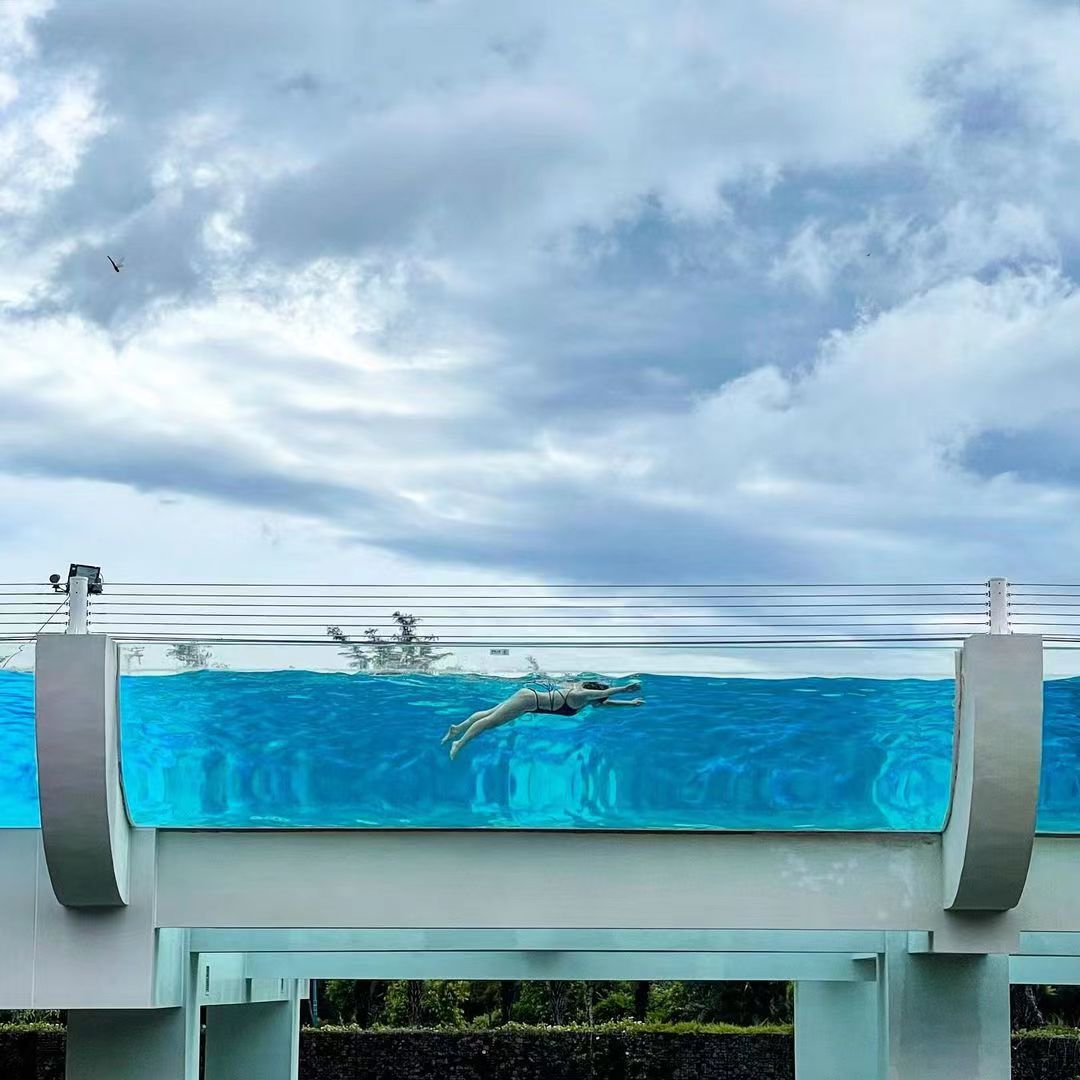 Villa Pool AUPOOL Spa Plexiglass Sheets for Clear Acrylic Swimming Pool Glass Walls