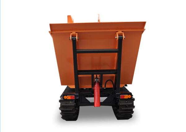 Hydrostatic Transmission 80HP Crawler Dump Truck , Tracked Mini Dumper ISO