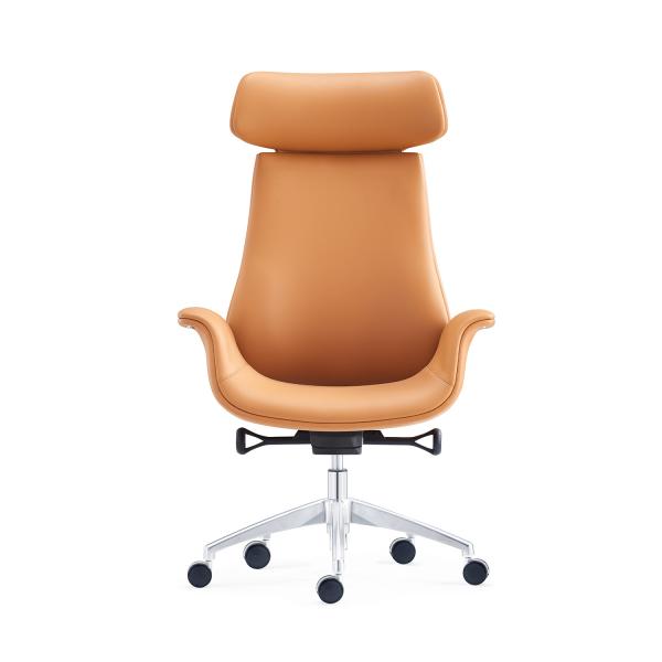 Buy cheap High Back PU Leather Executive Office Swivel Chair 3 Position Tilting Mechanism from wholesalers