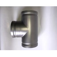 Buy cheap 316 Stainless Steel Grooved Pipe Coupling Equal Grooved Tee With Sand Blasting product