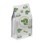 Plastic Customized Packaging Bag square bottom Tear Notch Mylar Bag Heat Seal