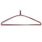 Disposable Stainless Steel Red Closet Wire Shirt Hangers