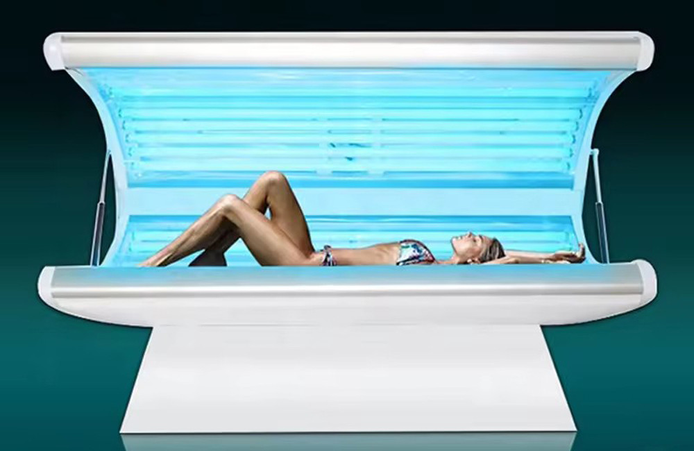 Commercial Solarium Sunbed Machine Sunbed Indoor Taning Machine Indoor Horizontal Sunbathing Beds Sunlesstanning Bed Tanning Bed Space Capsule Skin