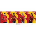 New 3D Soccer Star Posters Famous Football Star Europe America Football Flip 3D