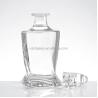 Buy cheap 375Ml 500Ml 750Ml 1000Ml Transparent Round Flint Glass Liquor Wine Whisky Vodka Tequila Conch Bottle With Cork Lid from wholesalers