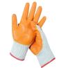 Buy cheap 7Ga Orange Latex Work Gloves Cotton Yarn Dipped Rubber Coated Glove from wholesalers