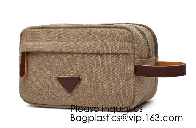 Customized luxury canvas Korean makeup pouch travel cosmetic bag,Promotional Eco friendly Cotton Canvas Zipper Makeup Co