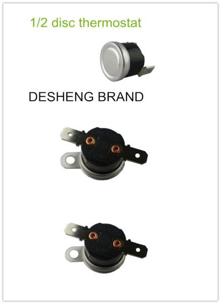 Buy cheap Mini KSD301 Thermostat 16A / 250V 1/2 Disc Thermal Cutout For Cooker , Dish Washer from wholesalers
