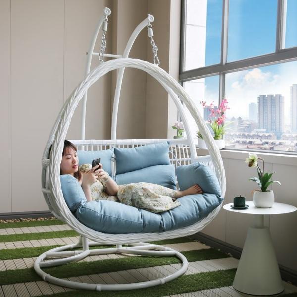 Buy cheap Outdoor Garden Balcony Patio Hanging Chair With Rattan Furniture Customized Color from wholesalers