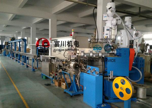 Buy cheap Fuchuan Cable Extrusion Machine For PVC Plastic Extrusion Wire Dia 0.6-4mm from wholesalers