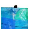 Buy cheap 80gsm-200gsm Stripe Style Blue PE Tarpaulin Sheet for 100% Waterproof Roof Cover from wholesalers