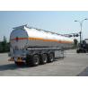 Buy cheap 46000L Aluminum Alloy 3 Axles Diesel Oil Tank Trailer , Light Gasoline Trailer from wholesalers