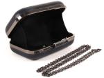 Vintage Floral Embroidered Clutch Bag Pu Leather For Dinner Party