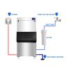 Buy cheap 110-220V/50-60Hz Commercial Ice Cube Machine 500kg/24h Stainless Steel Automatic Ice Maker for Business Bar from wholesalers