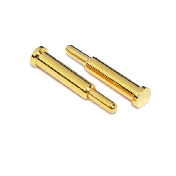 10.65mm Brass Spring Loaded Pin SMT Type Gold Plated Pogo Pin For Temperature