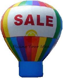 Buy cheap 6m Railbow Inflatable Advertising Balloon OEM For Outdoor Show Event from wholesalers