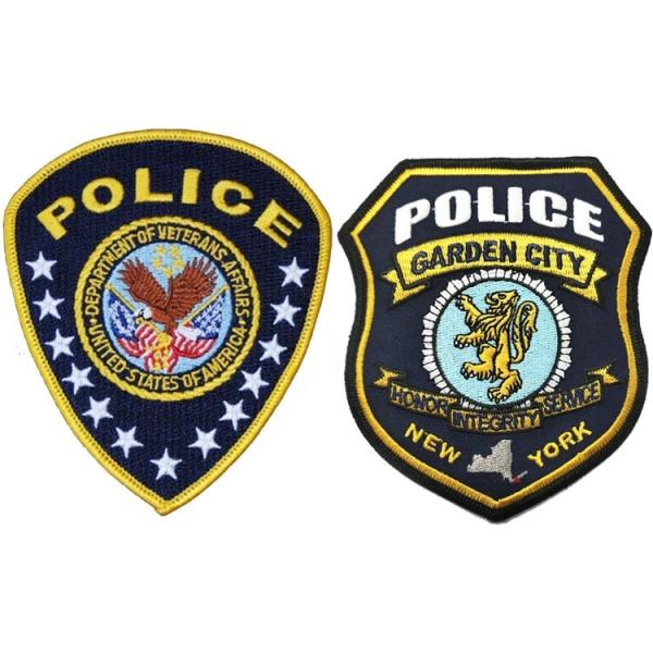 Buy cheap Sew On Shield Security 25mm Police Embroidered Patch For police Uniform from wholesalers