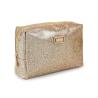 Buy cheap Travel Shiny Glitter Powder Gold Pouch PU Leather Vintage Makeup Bag from wholesalers