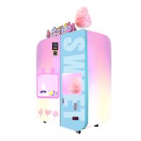 Buy cheap Pink Electric Cotton Candy Vending Machine 21.5 Inch Touch Screen And Self-Developed Microwave Oven Big Discount Available product