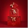 Buy cheap Customized Printed Red Christmas Paper Bags with Ribbon Bow from wholesalers