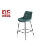 Buy cheap 150kg Farmhouse Counter Height Bar Stools Velvet Upholstered Kitchen Bar Stool Chair from wholesalers