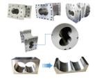 Parallel Twin Screw Extruder Spare Parts For PVC PP HDPE Film And Sheet