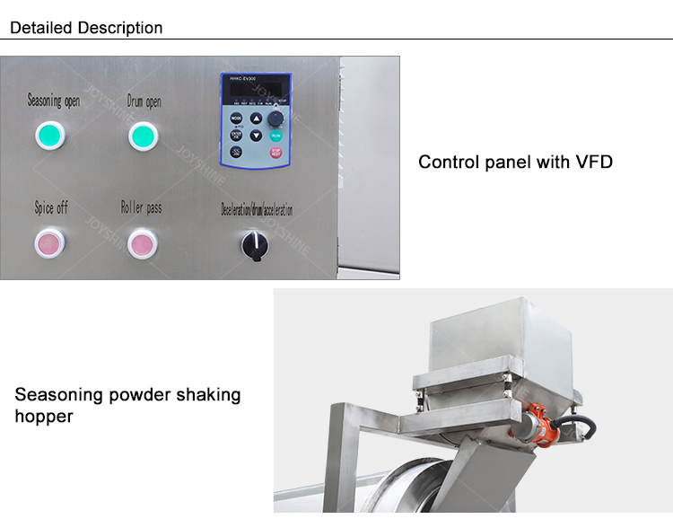 110 KG Full Automatic Joyshine Drum Chicken Seasoning Machine for Wood Seasoning