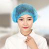 Buy cheap Blue Salon Disposable Head Cover Anti Dust Bouffant Hair Nets Breathable from wholesalers