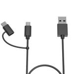 USB A To Micro 5V2.4A Multi charging cable 480Mbps Lightning C48