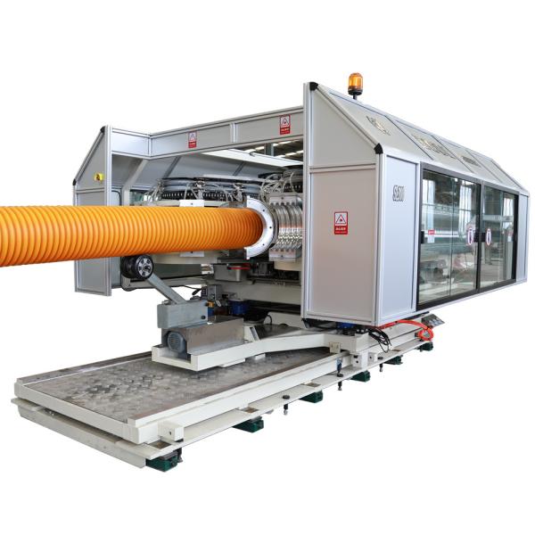 Buy cheap Double Wall HDPE Pipe Production Line Drainage Sewage Corrugated Pipe Machinery from wholesalers