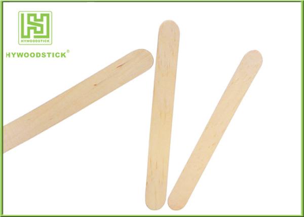 Buy cheap Sterile Large Paddle Pop Sticks , 93mm Wood Skill Sticks Hot Stamp Logo from wholesalers