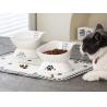 Buy cheap Cat Dog Raised Ceramic Pet Bowl Anti Tipping Elevated Black Color from wholesalers