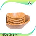 OEM high quality bamboo fiber salad serving bowl