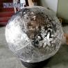 Buy cheap Large outdoor metal art flower hollow ball stainless steel sculpture from wholesalers