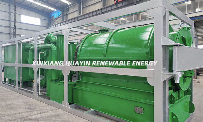 4TPD Small Pyrolysis Plastic To Fuel Oil machine Free Installation