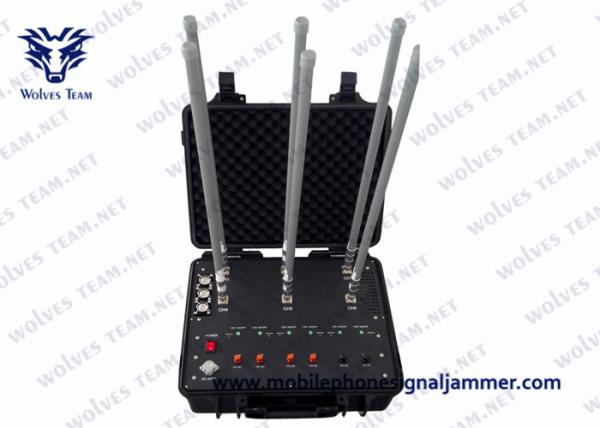 Buy cheap Military Full Frequency High Power GSM 3G 4G Cell Phone Signal Jammer Durable Waterproof Outdoor Jammer from wholesalers