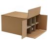 Buy cheap luxury customized paper cardboard wine bottle gift packaging box,foldable collapsible rigid luxury matte white magnetic from wholesalers